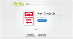 Desktop Screenshot of emergency.finda.co.nz